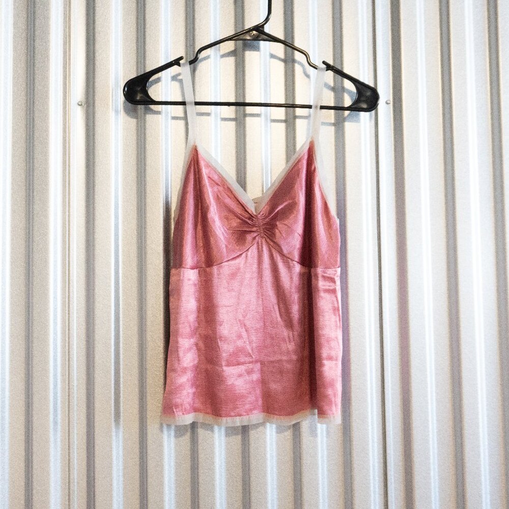 Victoria's Secret Pink Satin Camisole Top (M)